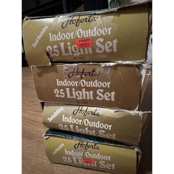 Lot of 4‎ HOFERT’S Christmas Lights Multi-Colored Bulbs Cool-burning Twinkle - Picture 6 of 8